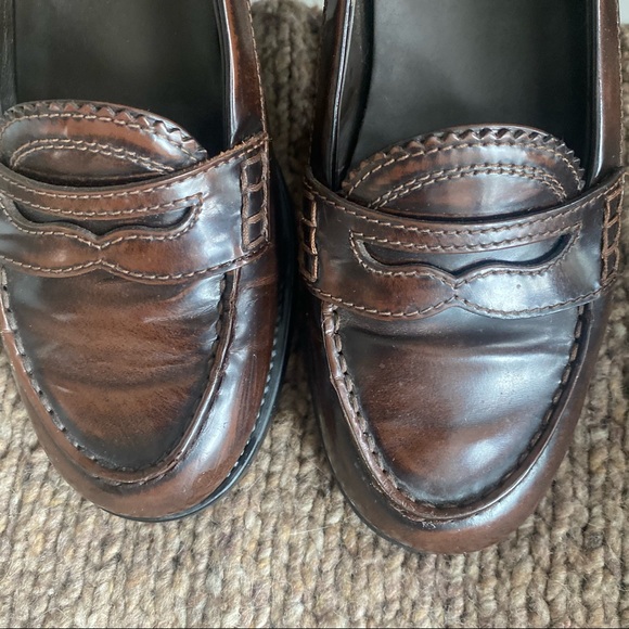 TOD’S Women’s Leather Penny Loafers Sz 38|7 - Picture 3 of 14